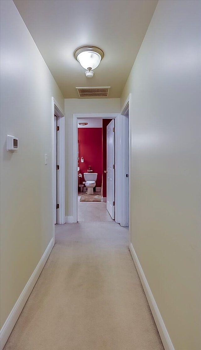428 Shady Brook Dr, Richmond, KY 40475 - hall with baseboards and light carpet