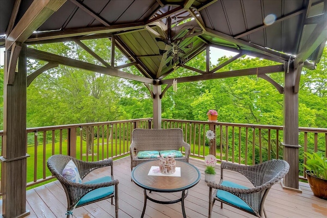 428 Shady Brook Dr, Richmond, KY 40475 - deck featuring a gazebo