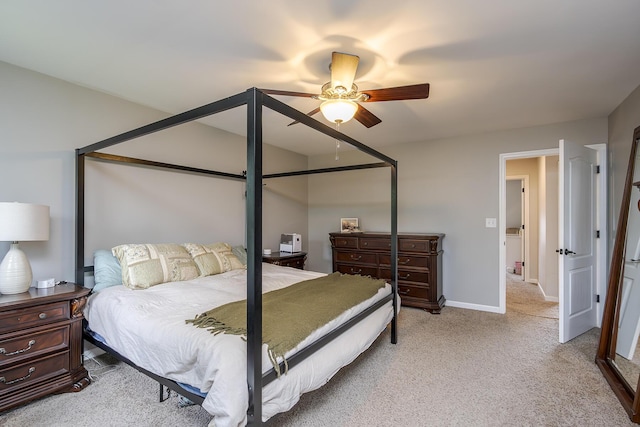 3657 Gladman Way, Lexington, KY 40503 - bedroom featuring carpet floors, baseboards, and a ceiling fan