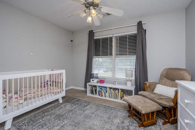 3657 Gladman Way, Lexington, KY 40503 - bedroom with carpet flooring, ceiling fan, and baseboards