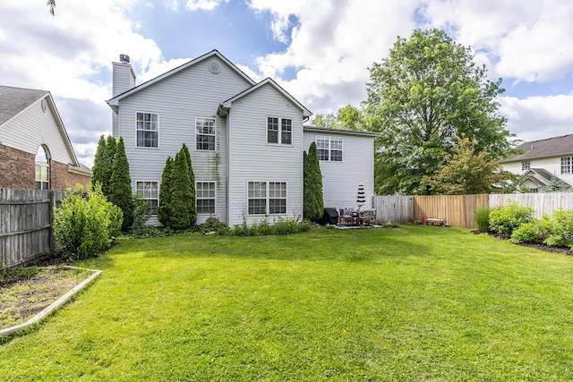 3657 Gladman Way, Lexington, KY 40503 - back of property with a chimney