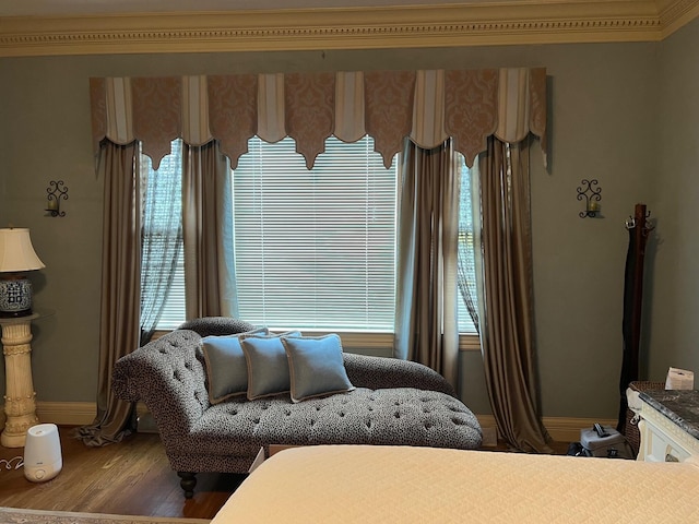 1740 Gose Pike, Danville, KY 40422 - bedroom featuring baseboards, wood finished floors, and multiple windows