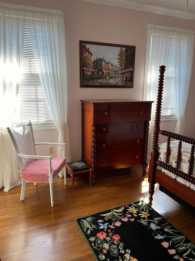 1740 Gose Pike, Danville, KY 40422 - bedroom with multiple windows and wood finished floors