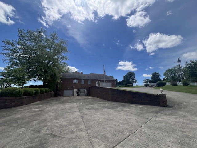 1740 Gose Pike, Danville, KY 40422 - view of front of house with concrete driveway and a garage