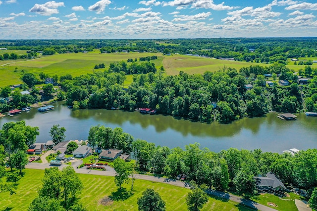 274 Oster Dr, Harrodsburg, KY 40330 - drone / aerial view of a large body of water and a tree filled landscape