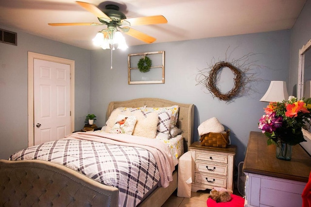 105 Herrington Hwy, Georgetown, KY 40324 - bedroom featuring a ceiling fan and light tile patterned floors