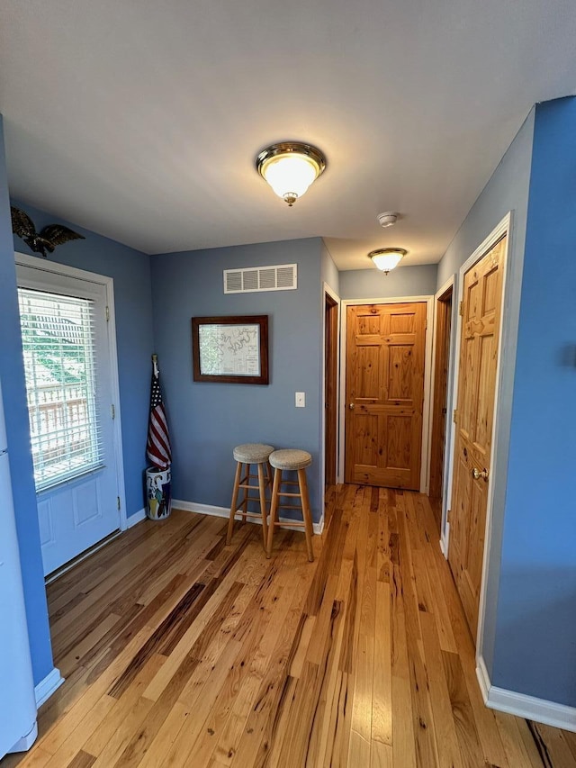 169 Kennedy Ln, Lancaster, KY 40444 - hallway with light wood-style floors and baseboards