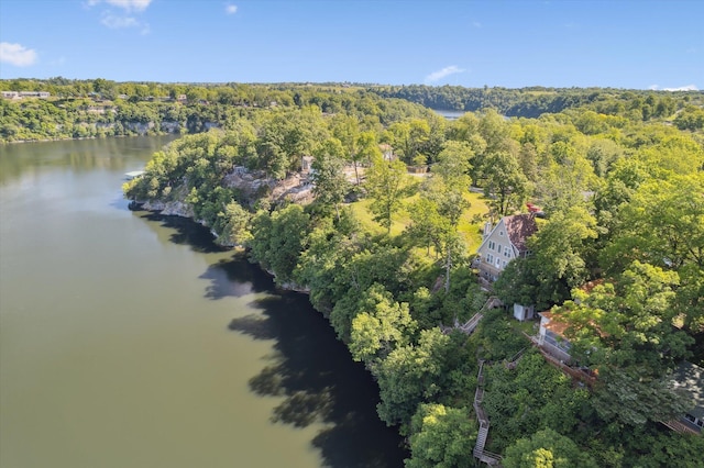 169 Kennedy Ln, Lancaster, KY 40444 - aerial overview of property's location with a forest and a large body of water
