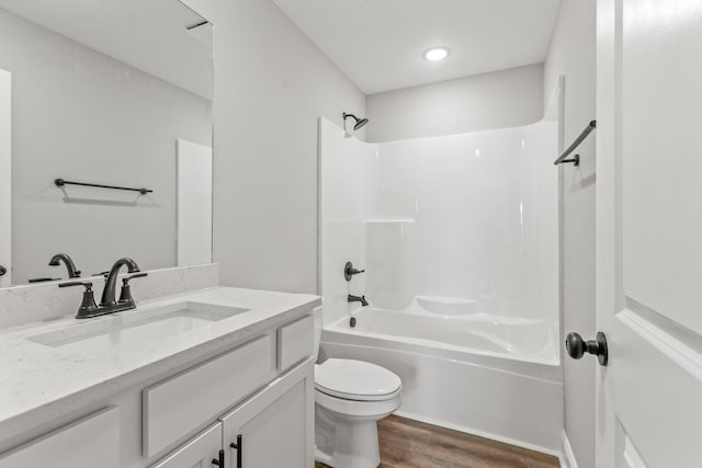 5001/5003 Melana Way, Richmond, KY 40475 - full bathroom with vanity, toilet, shower / bathtub combination, and wood finished floors
