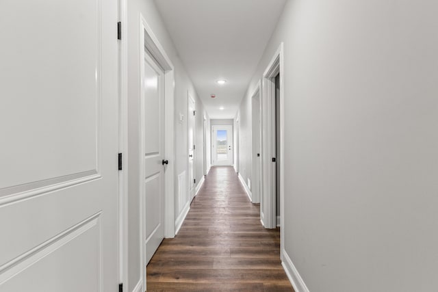 5001/5003 Melana Way, Richmond, KY 40475 - corridor featuring recessed lighting, dark wood-type flooring, and baseboards