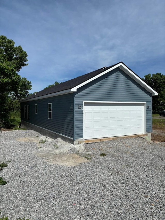 146 Marimon Ave, Harrodsburg, KY 40330 - view of garage