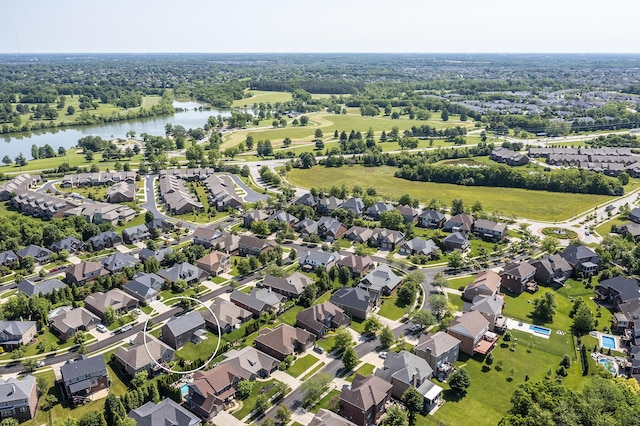 3880 Leighton Ln, Lexington, KY 40515 - view of property location with a large body of water and nearby suburban area