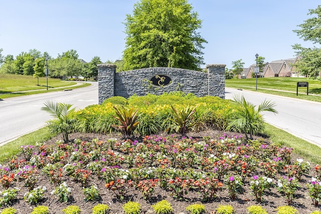 3880 Leighton Ln, Lexington, KY 40515 - community sign with a lawn
