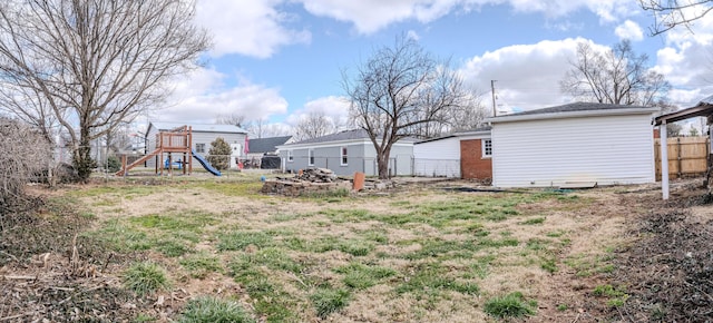 108 Rancho Ct, Frankfort, KY 40601 - view of yard with a playground