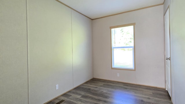 2499 Sacker Rd, Manchester, KY 40962 - unfurnished room with ornamental molding and dark wood-style floors
