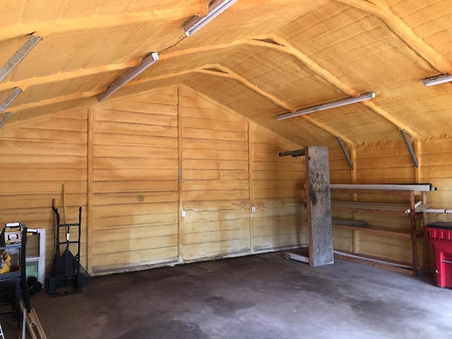 624 Richardson Ln, Frankfort, KY 40601 - garage with wood walls