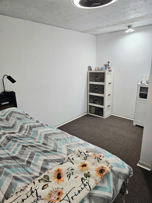 270 Newcomb Ave, Mount Vernon, KY 40456 - bedroom with dark colored carpet and a textured ceiling