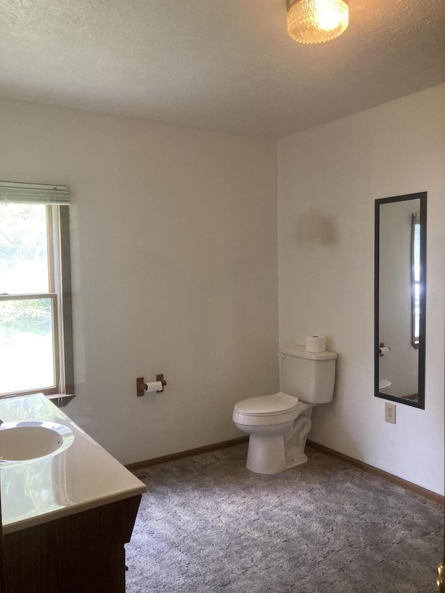 1184 Snow Creek Rd, Clay City, KY 40312 - bathroom with toilet, vanity, and baseboards