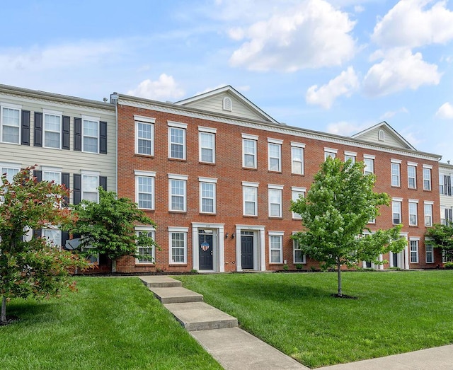 2433 Aristocracy Cir, Lexington, KY 40509 - view of front of home featuring a front yard and brick siding