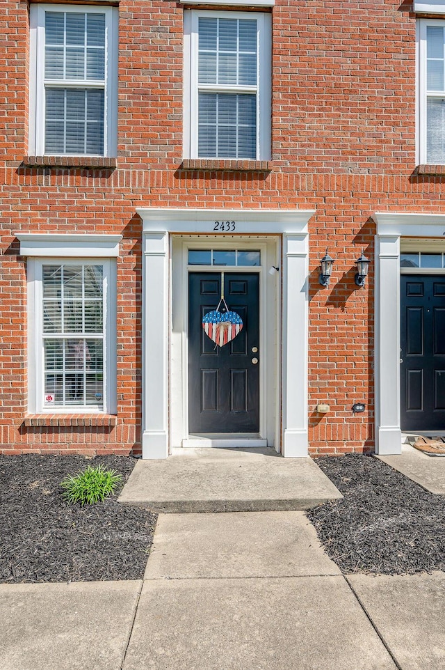 2433 Aristocracy Cir, Lexington, KY 40509 - property entrance featuring brick siding