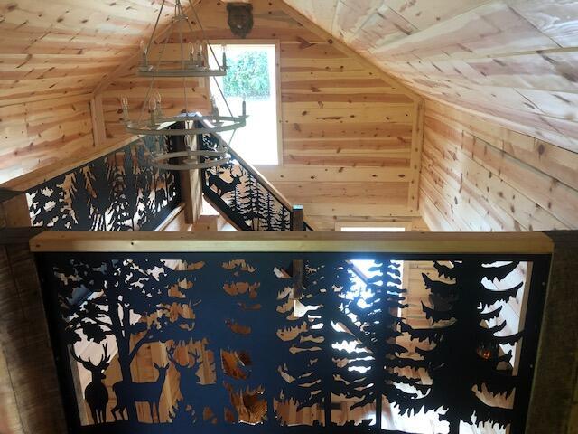 616 Zag Rd, West Liberty, KY 41472 - detailed view of wood walls and wood ceiling