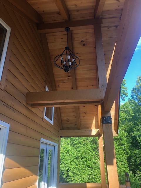 616 Zag Rd, West Liberty, KY 41472 - exterior view of a chandelier