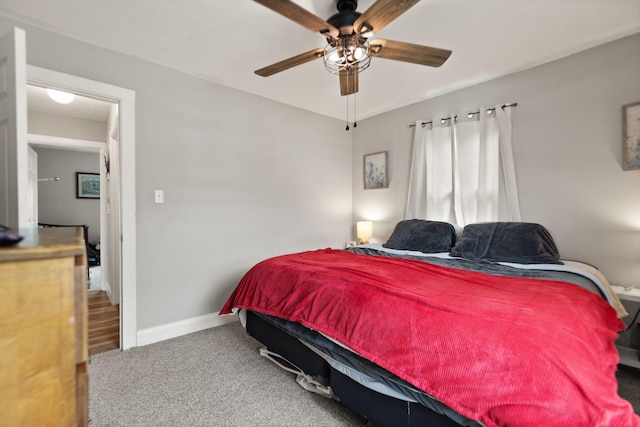 304 Hamilton Ave, Somerset, KY 42501 - carpeted bedroom featuring baseboards and a ceiling fan
