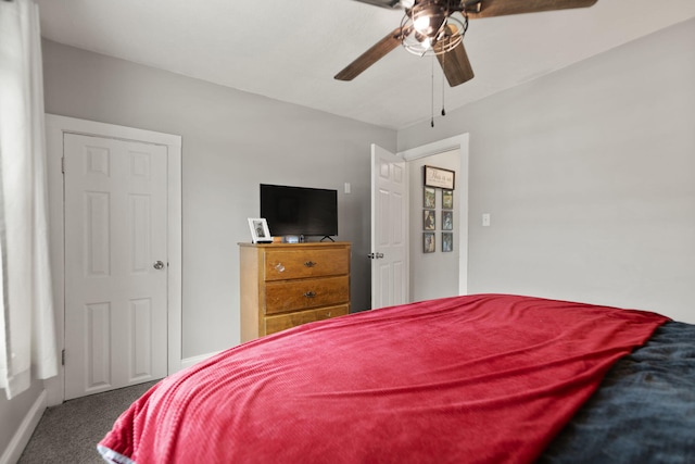 304 Hamilton Ave, Somerset, KY 42501 - bedroom with carpet floors and ceiling fan