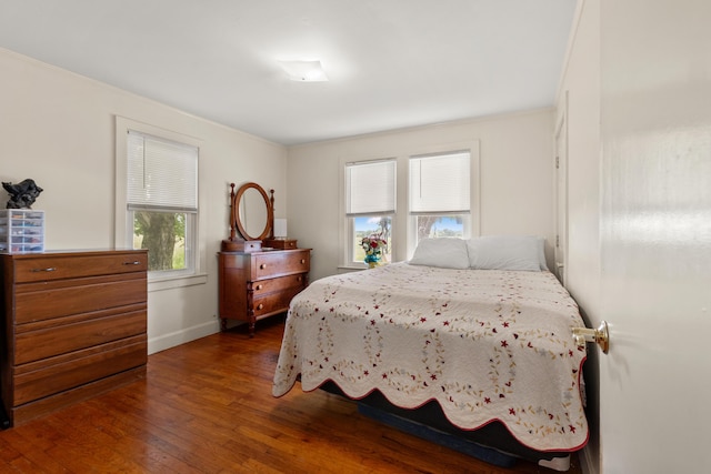 10165 Clifton Rd, Versailles, KY 40383 - bedroom with hardwood / wood-style flooring, baseboards, and crown molding