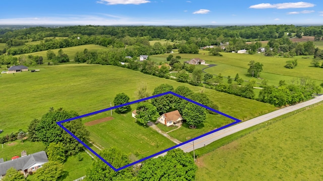 10165 Clifton Rd, Versailles, KY 40383 - view of rural area with property boundaries highlighted