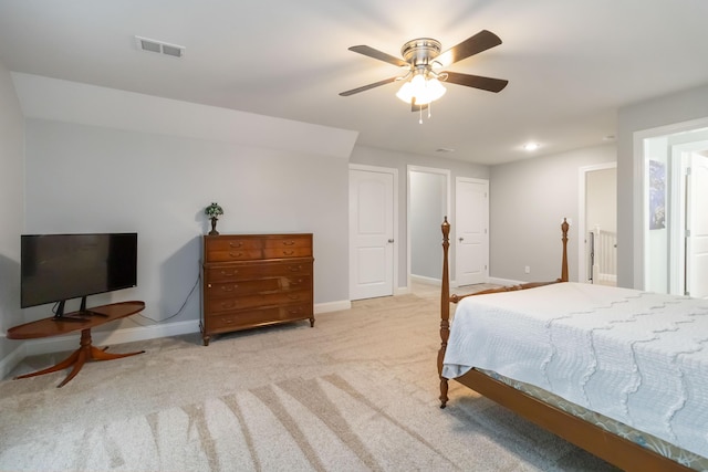 2002 Emerald Way, Richmond, KY 40475 - bedroom featuring baseboards, carpet, and a ceiling fan