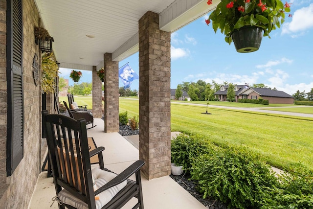 2002 Emerald Way, Richmond, KY 40475 - covered porch featuring a lawn