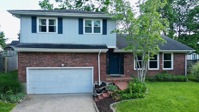524 Cromwell Way, Lexington, KY 40503 - view of front of home with an attached garage, driveway, brick siding, and roof with shingles