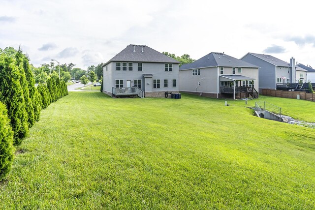 320 Manitoba Ln, Lexington, KY 40515 - rear view of house featuring a wooden deck