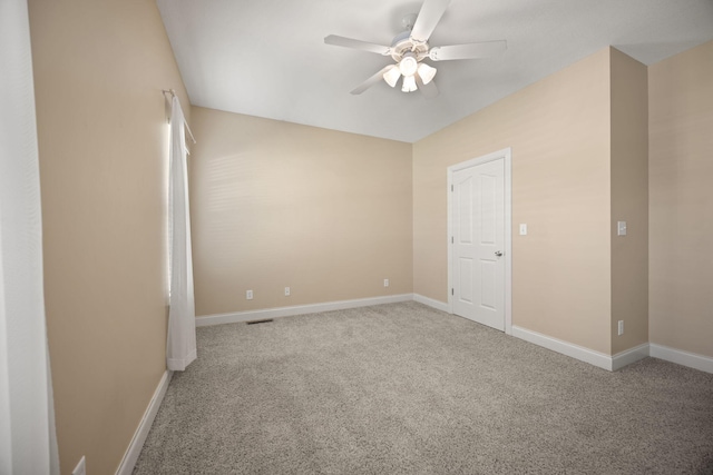 262 Silver Creek Dr, Somerset, KY 42503 - carpeted empty room with ceiling fan and baseboards