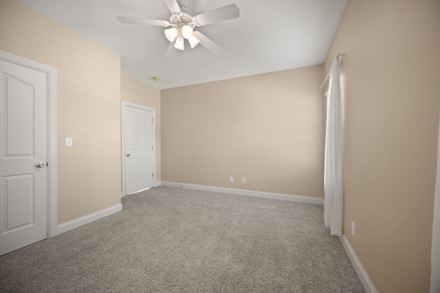 262 Silver Creek Dr, Somerset, KY 42503 - unfurnished bedroom featuring carpet flooring, baseboards, and a ceiling fan