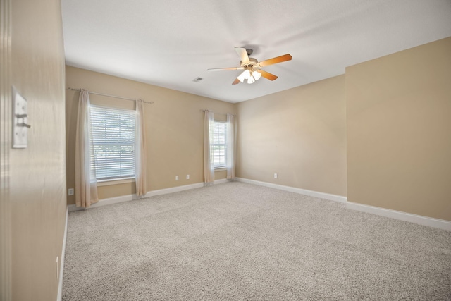 262 Silver Creek Dr, Somerset, KY 42503 - carpeted empty room with ceiling fan and baseboards