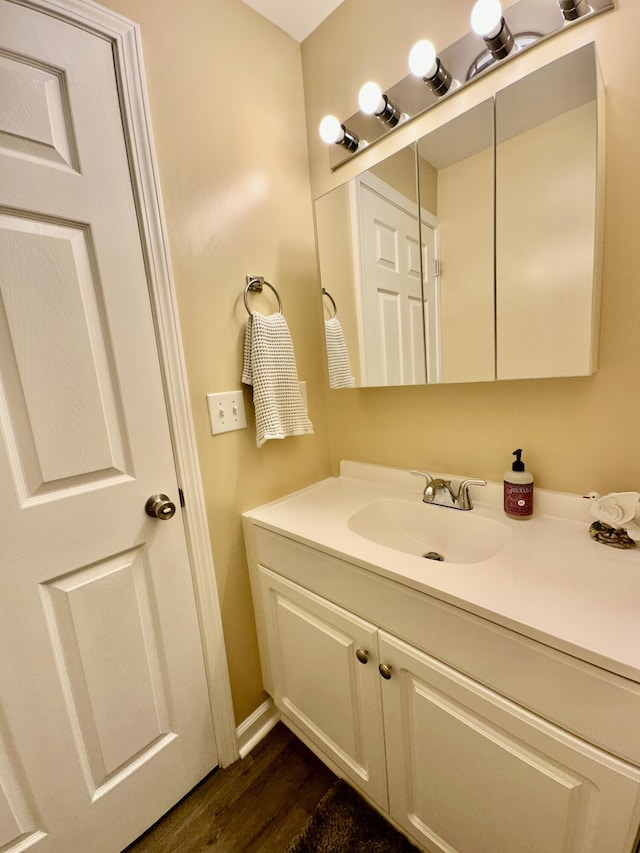110 Witt Rd, London, KY 40741 - bathroom featuring vanity and wood finished floors
