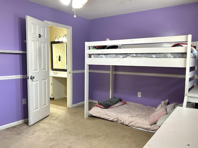 1352 Deer Lake Cir, Lexington, KY 40515 - carpeted bedroom featuring baseboards and ensuite bathroom
