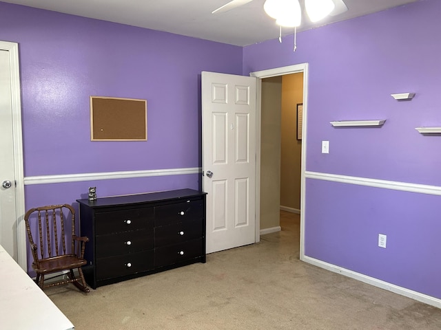 1352 Deer Lake Cir, Lexington, KY 40515 - unfurnished bedroom with carpet flooring, a ceiling fan, and baseboards