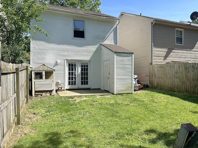 1352 Deer Lake Cir, Lexington, KY 40515 - rear view of property featuring french doors and a patio