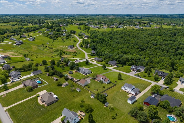 164 River Run Dr, Lancaster, KY 40444 - aerial perspective of suburban area