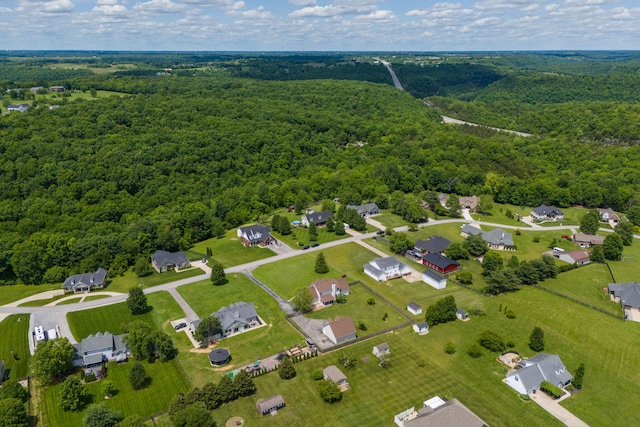164 River Run Dr, Lancaster, KY 40444 - aerial view of a forest