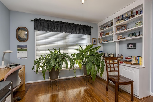 395 Redding Rd Unit 19, Lexington, KY 40517 - office area featuring wood-type flooring and baseboards