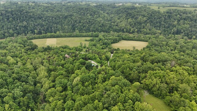 5080 Dry Branch Rd, Lexington, KY 40515 - aerial overview of property's location featuring a forest