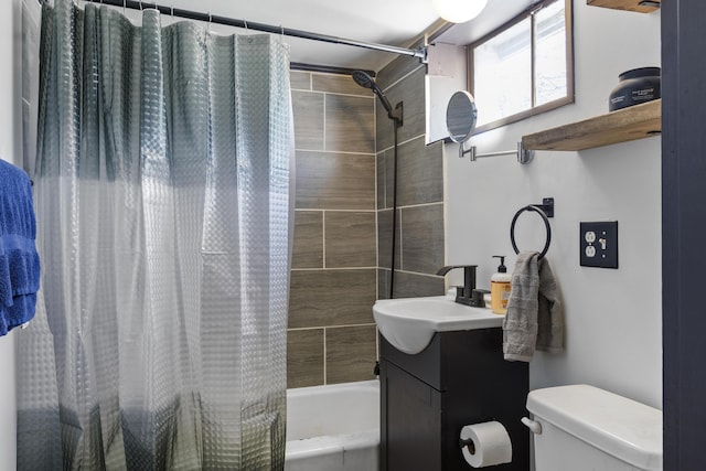 112 Gano Ave, Georgetown, KY 40324 - full bathroom with shower / bath combo, toilet, and vanity