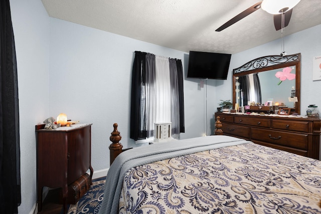 81 Coffey Ave, Jamestown, KY 42629 - bedroom featuring ceiling fan, wood finished floors, and baseboards