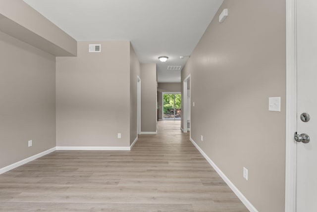 306 Young St, Georgetown, KY 40324 - hallway with light wood-style flooring and baseboards