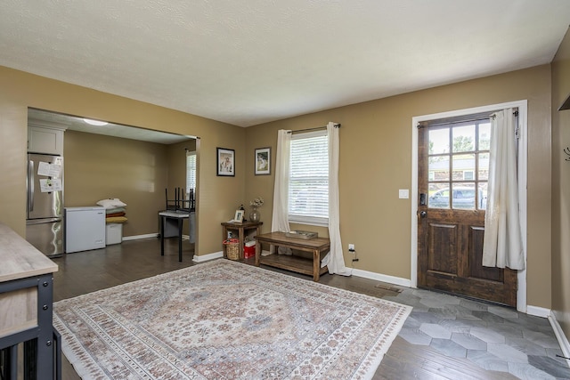 113 Jonathan Dr, Richmond, KY 40475 - foyer with plenty of natural light, baseboards, and dark wood finished floors