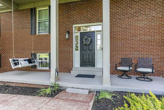 2018 E Ct, Richmond, KY 40475 - doorway to property featuring brick siding
